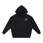 japan train hoodie sakura blossoms falling graphic