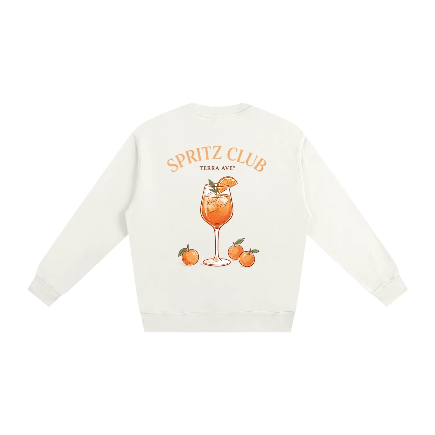 aperol spritz crewneck italy summer graphic design