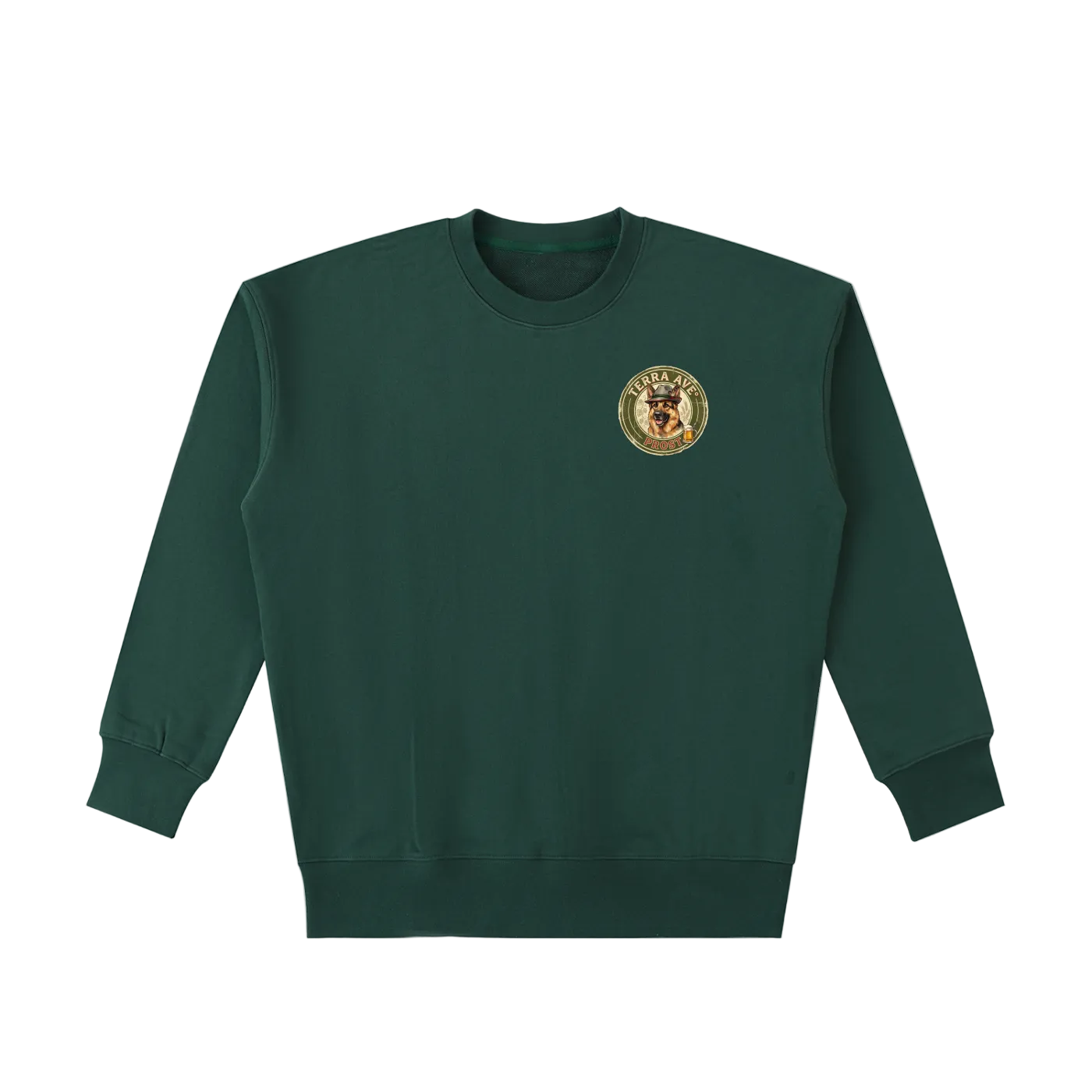 Oktoberfest crewneck heavyweight German sweatshirt minimalist front