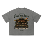 german food culture shirt es ist mir wurst graphic design