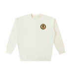 Oktoberfest crewneck beige heavyweight minimalist sweatshirt front