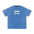 nyc washed tee blue streetwear outfit front