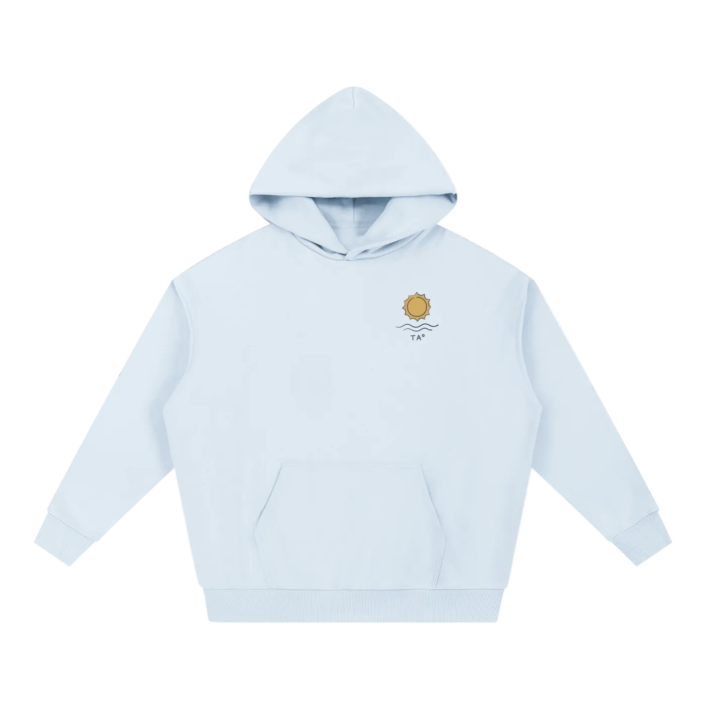 light blue san francisco hoodie golden gate bridge graphic terra ave streetwear