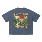 vietnam hiking aesthetic graphic tee