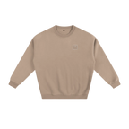earth crewneck sand minimalist streetwear outfit