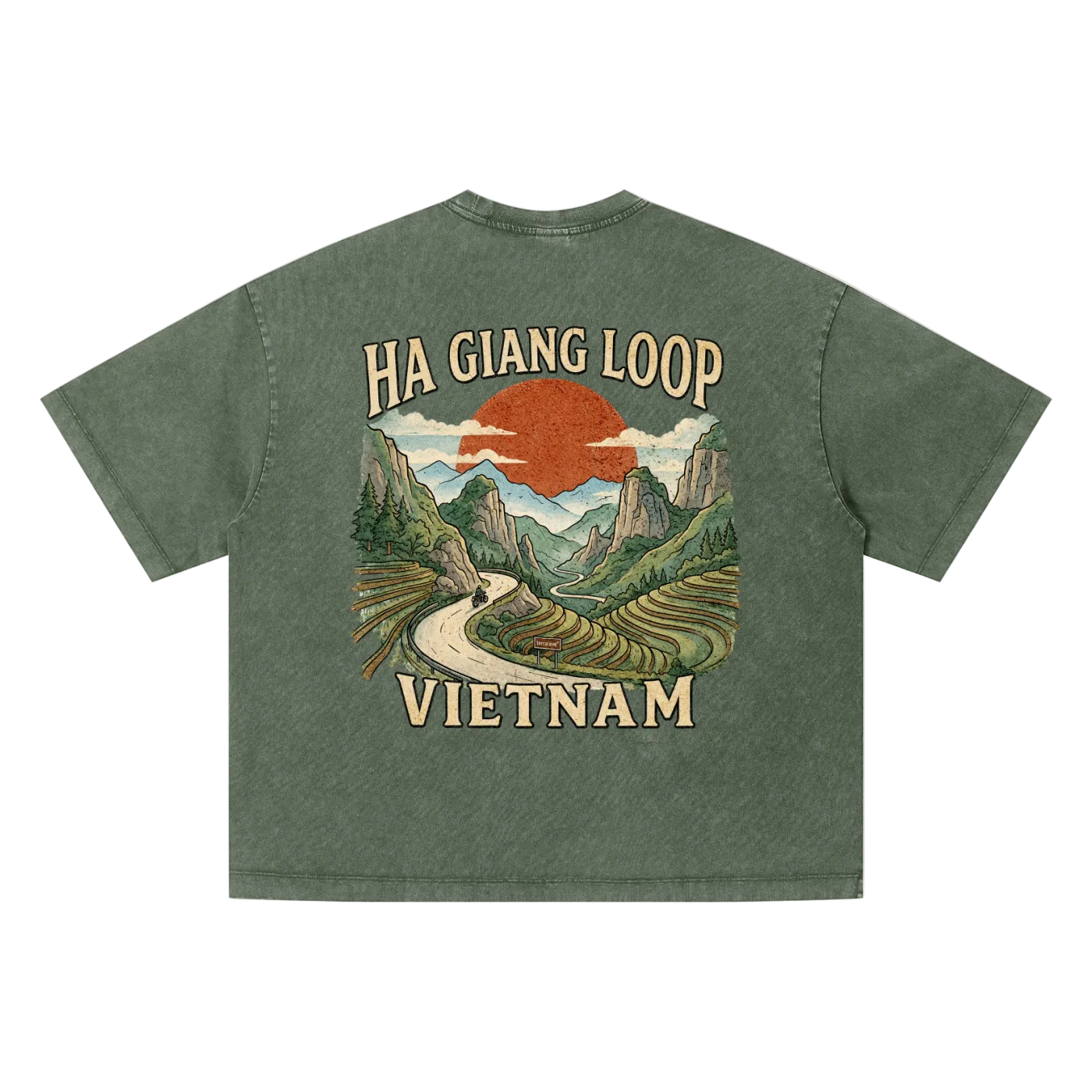 vietnam road trip shirt ha giang graphic