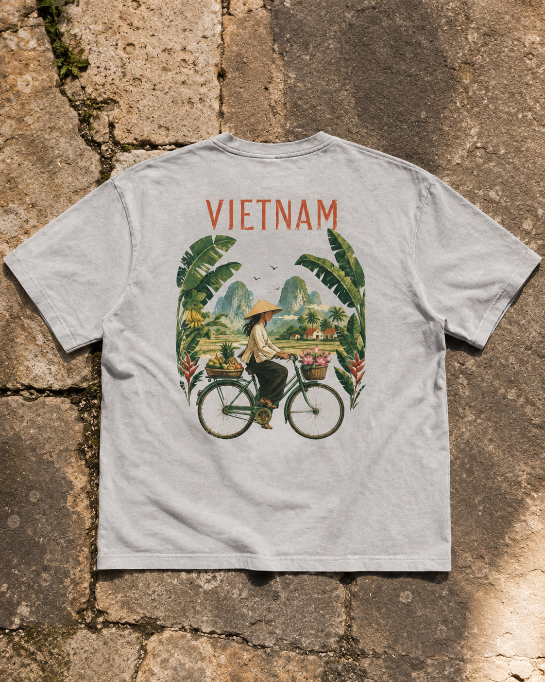 Vietnam Countryside Tee - Vintage