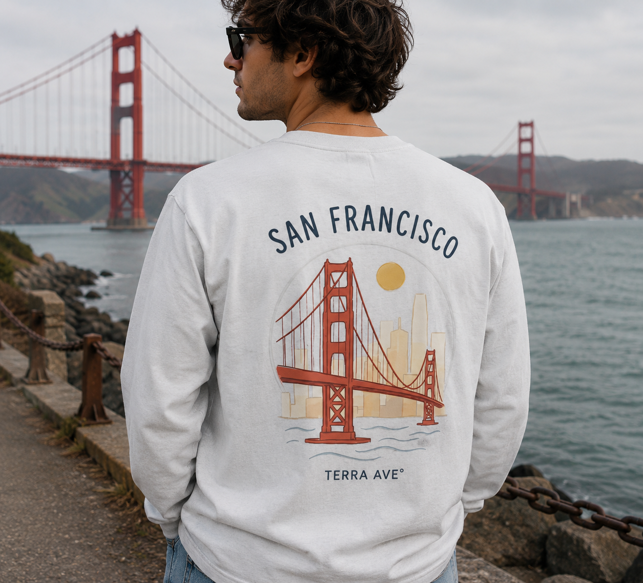 golden gate bridge shirt design