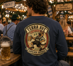 oktoberfest shirt in german beer garten