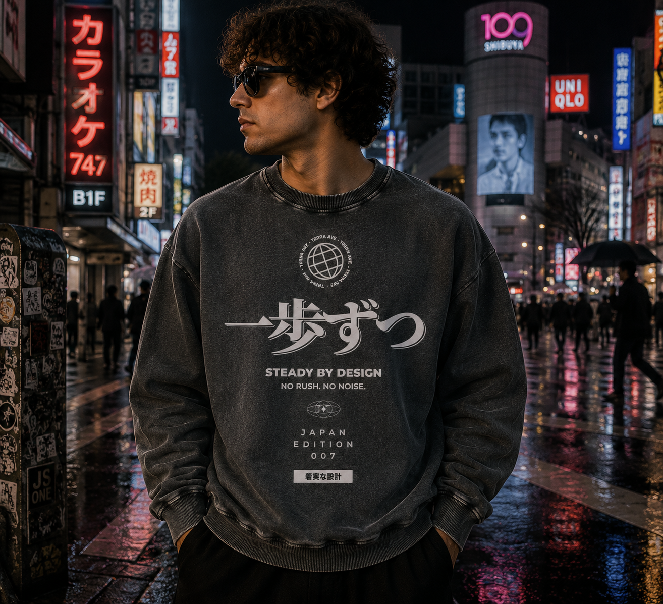 japan washed heavyweight crewneck japan streetwear