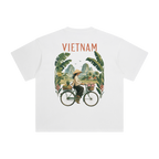 Terra Ave° Vietnam tee with conical hat chest design