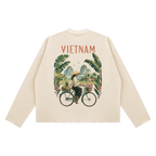 Terra Ave° Vietnam long sleeve with conical hat chest design