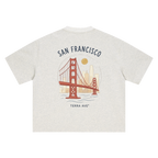 Hand Drawn Golden Gate Bridge Tee - Boxy