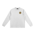 Oktoberfest long sleeve shirt white minimalist outfit front