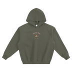 Deutschland bear hoodie German streetwear graphic hoodie front green