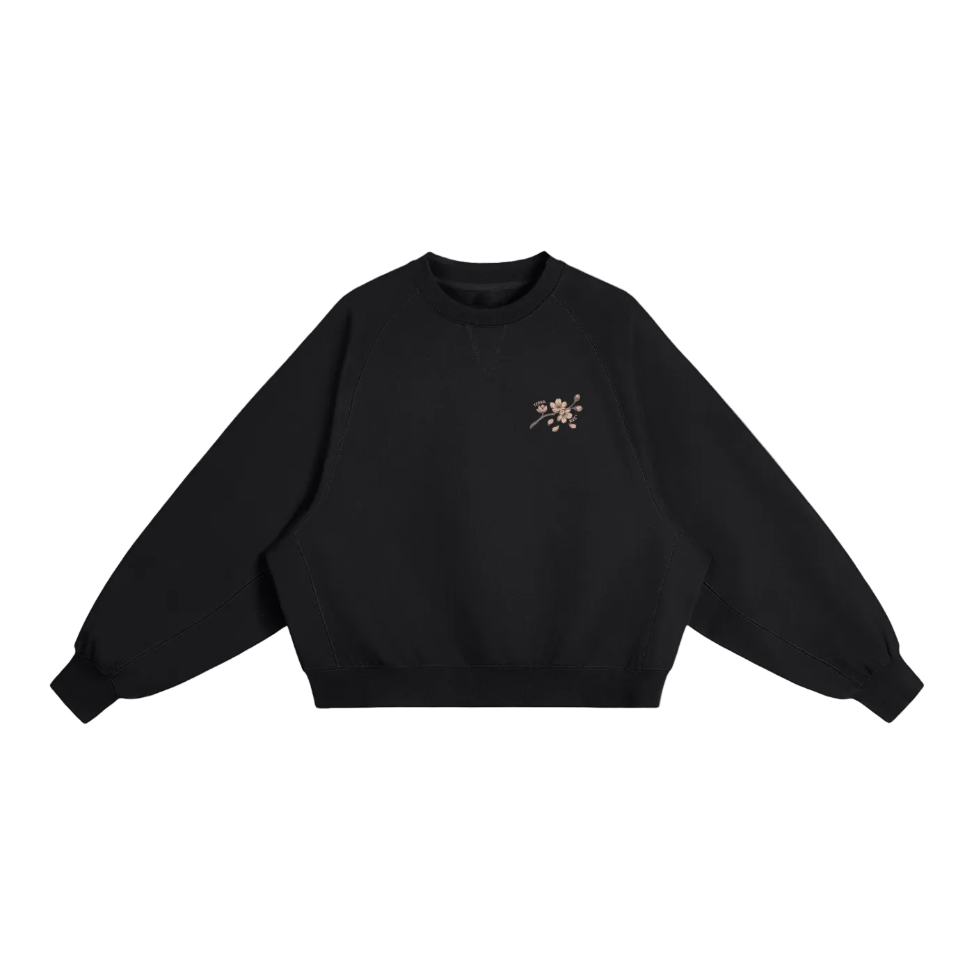 Terra Ave° Japan Collection crewneck with Sakura design