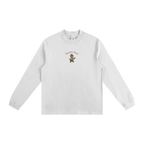 Deutschland bear long sleeve shirt German streetwear graphic front white