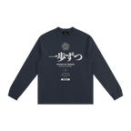 steady by design long sleeve shirt Japan streetwear front