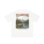Yellowstone vintage t-shirt white national park outfit back