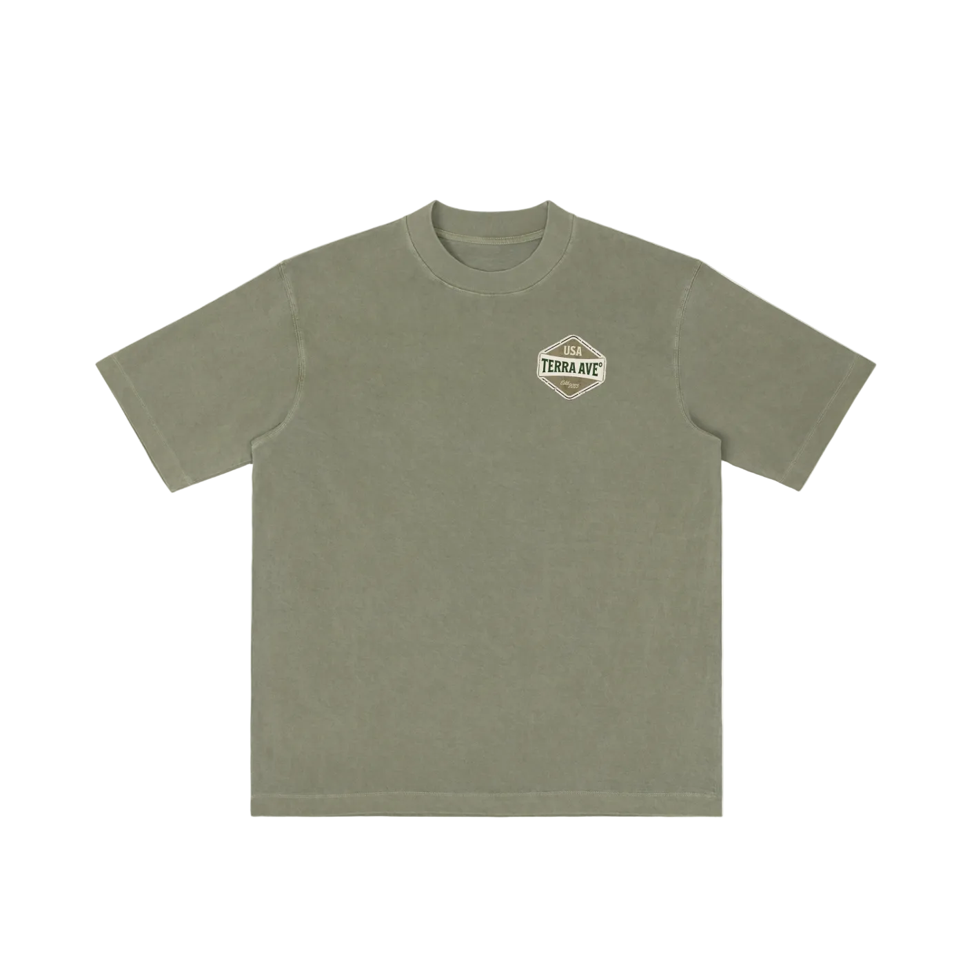 Yellowstone vintage t-shirt faded green minimalist tee