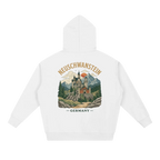white back germany hoodie castle design bavaria inspired streetwear