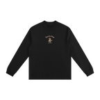 Deutschland bear long sleeve shirt German streetwear graphic front black