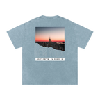 nyc coordinates washed t-shirt new york streetwear vintage tee back