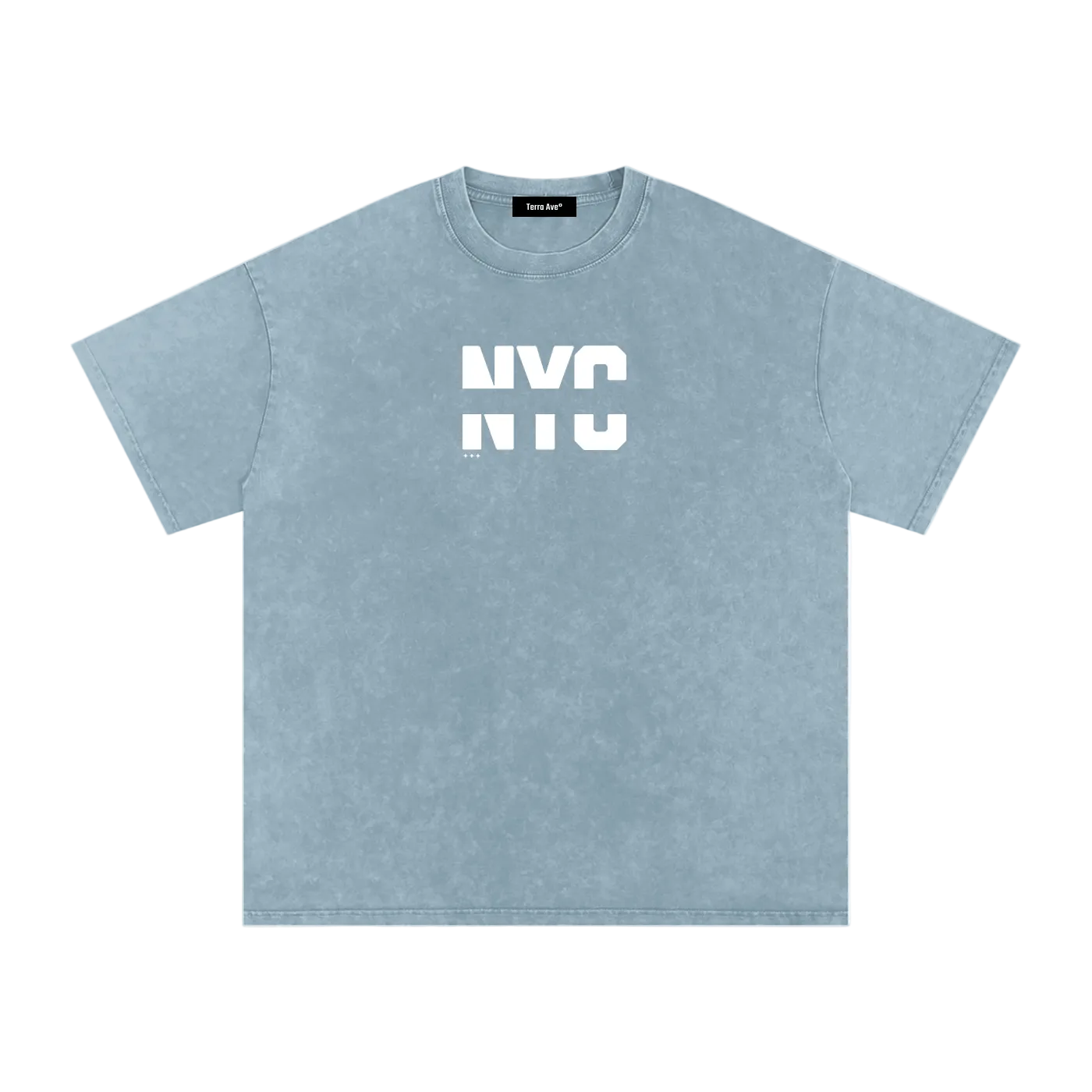 nyc coordinates washed t-shirt new york streetwear vintage tee front