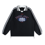 vintage japan pullover black streetwear outfit