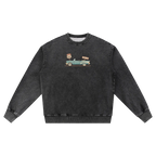 Route 66 crewneck black design vintage clothing
