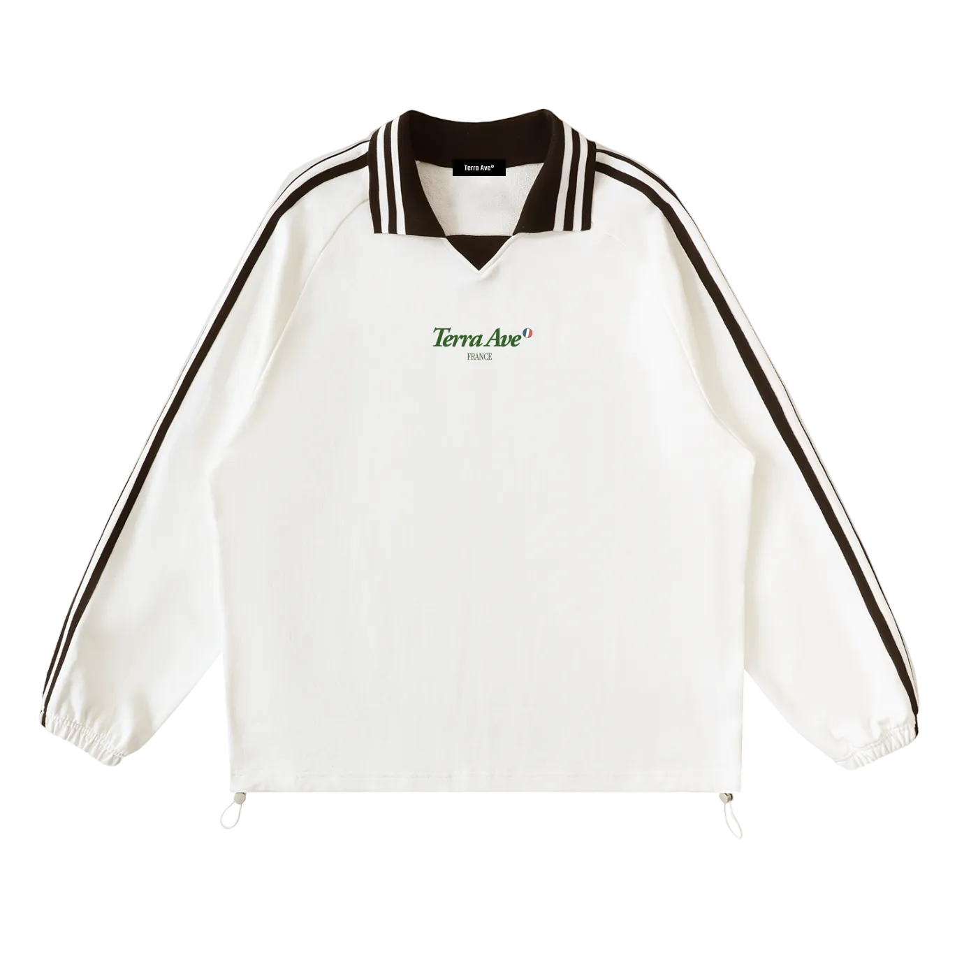 Nice collared pullover French Riviera quarter zip minimalist front