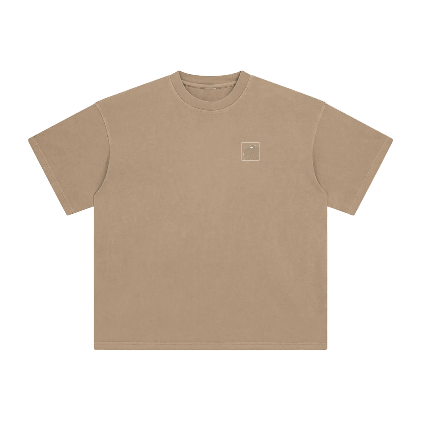 earth vintage brown red minimalist streetwear front