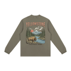 Yellowstone long sleeve shirt green travel clothing minimalist