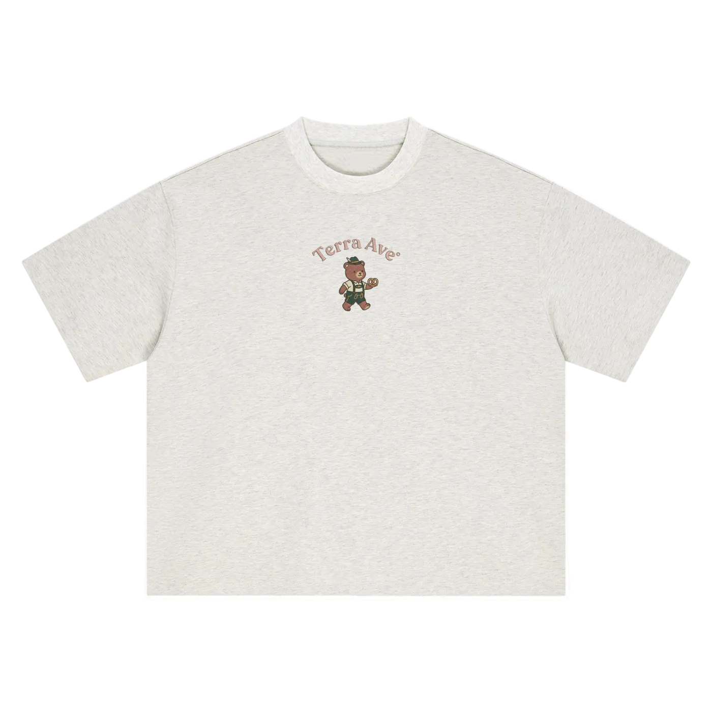 Deutschland bear heavyweight t-shirt German streetwear graphic tee front white