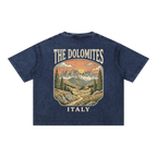 italy mountain graphic tee hiking dolomites shirt