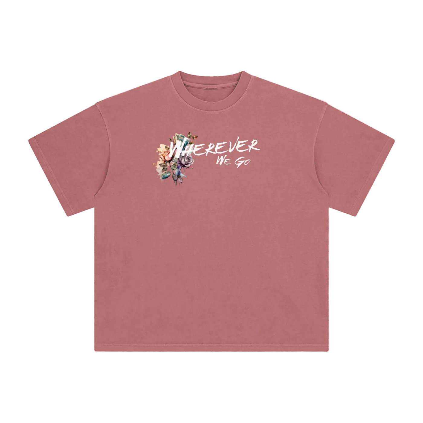 wherever we go vintage t-shirt travel streetwear front
