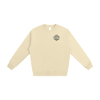 Yellowstone crewneck beige heavyweight minimalist sweatshirt