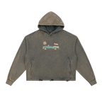 Route 66 vintage hoodie retro travel streetwear front