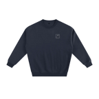 earth crewneck sweatshirt minimalist graphic streetwear front