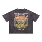 italy graphic tee dolomites mountains illustration