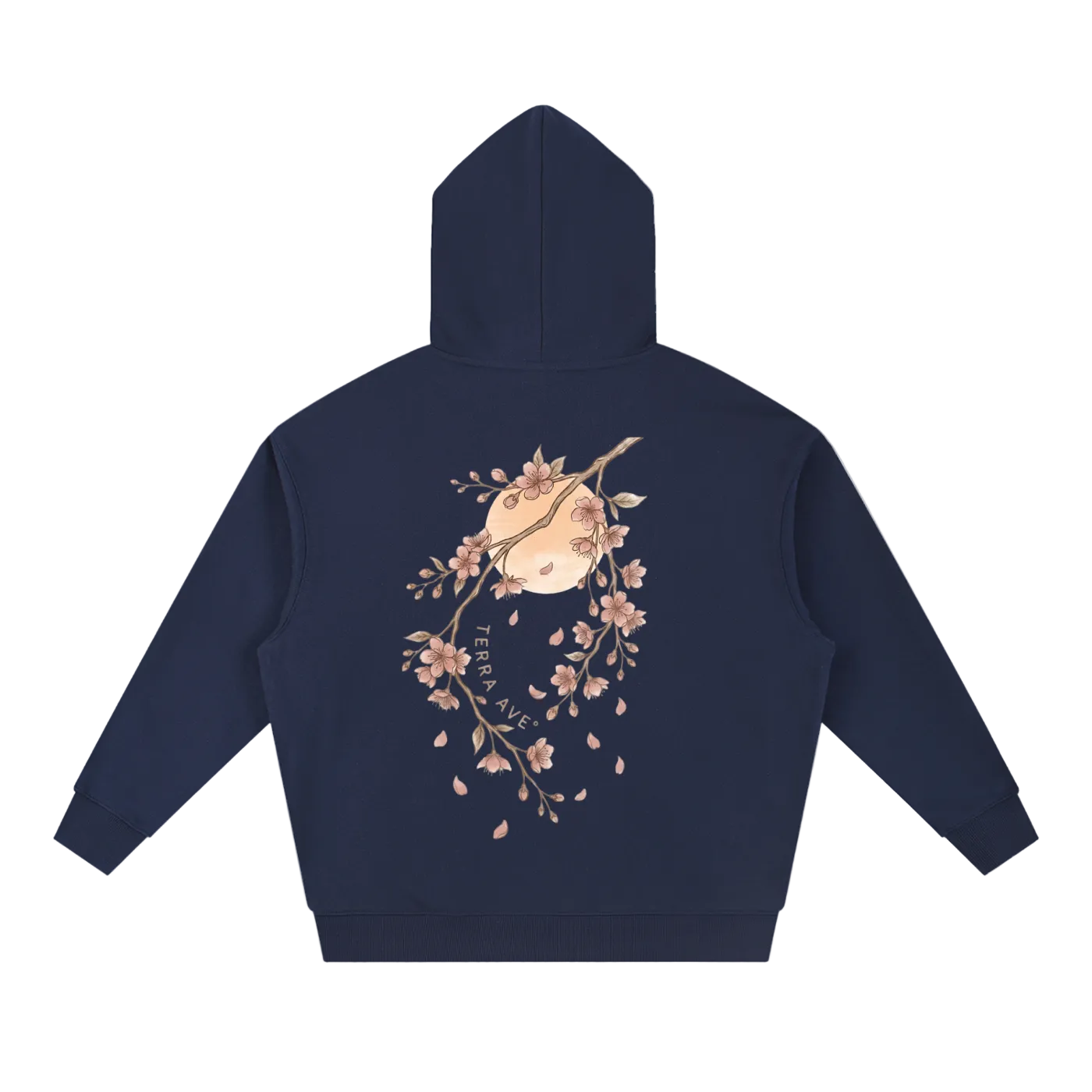 mount fuji cherry blossom hoodie japan travel clothing