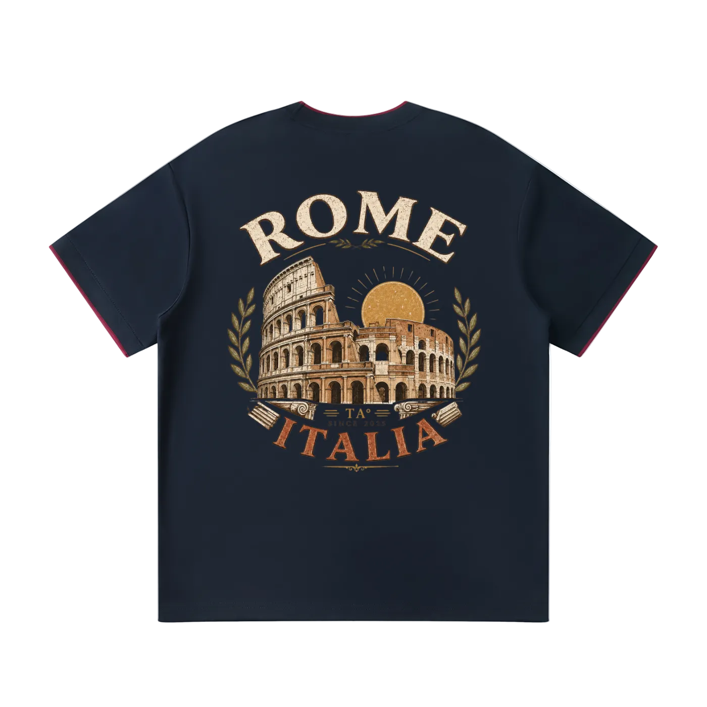 rome streetwear shirt colosseum illustration