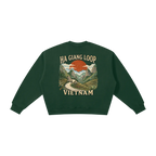 vietnam nature graphic sweatshirt mountain design
