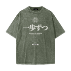 steady by design faded tee green streetwear outfit