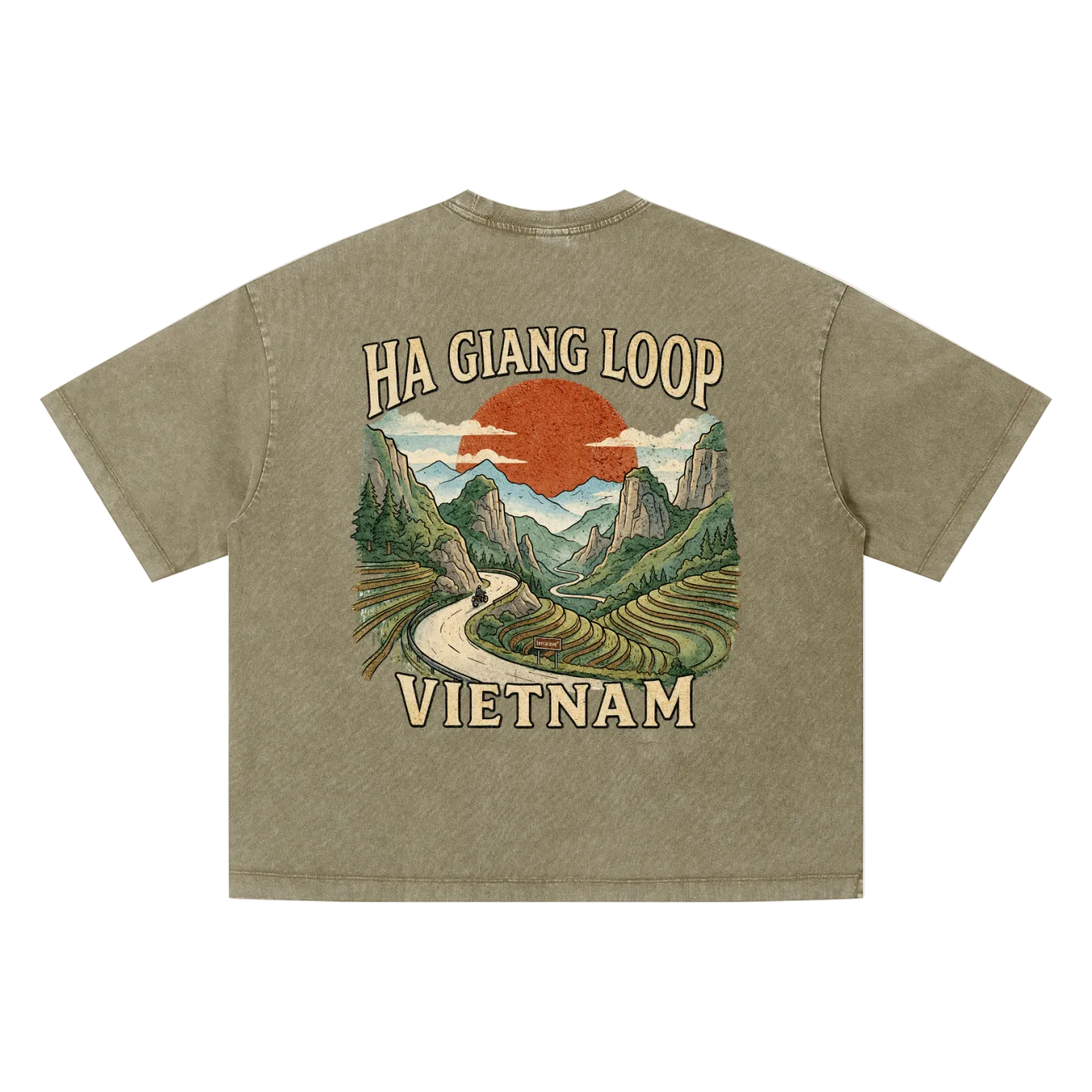 ha giang loop travel shirt vietnam aesthetic