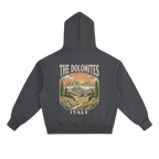 italy mountain hoodie dolomites hiking graphic