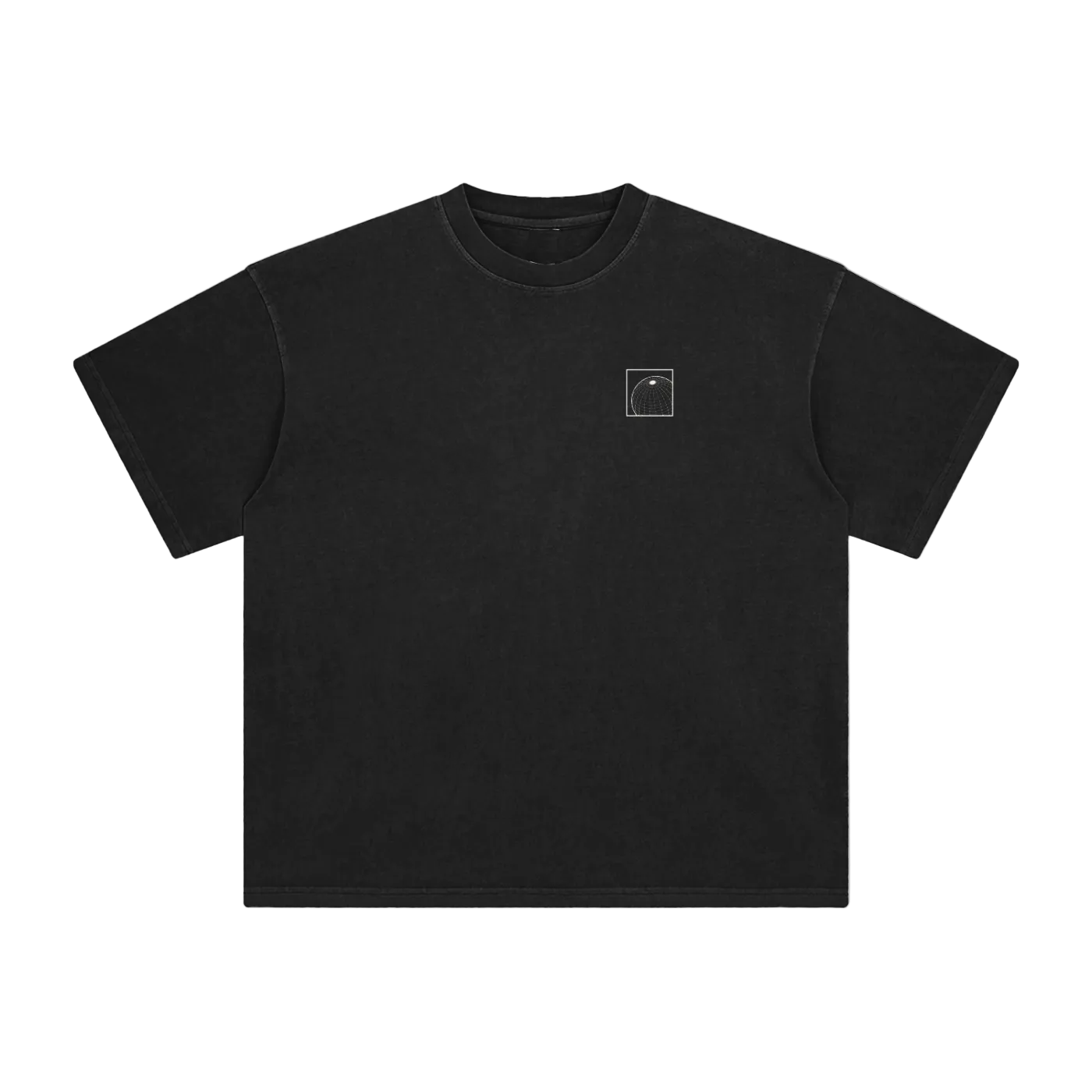 earth vintage t-shirt minimalist graphic streetwear front