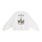 France travel apparel crewneck with Paris design
