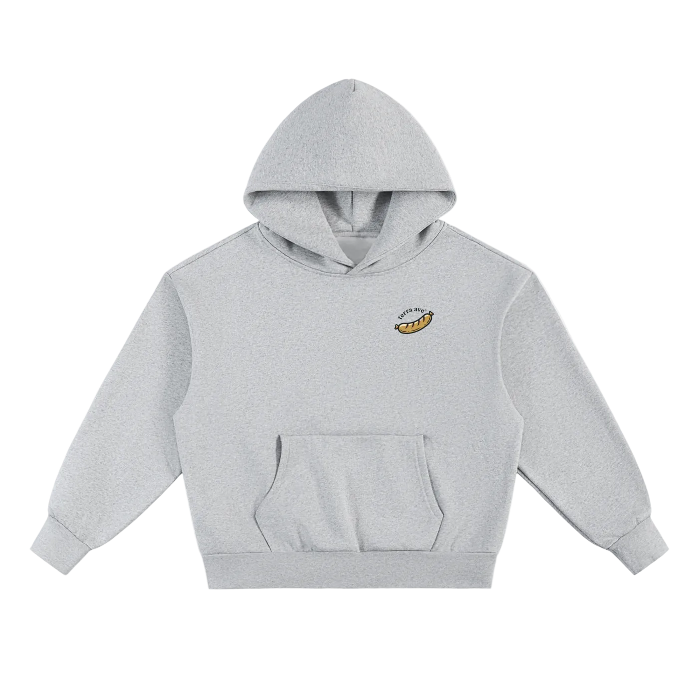 german street food hoodie bratwurst stand illustration