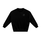 earth crewneck black minimalist streetwear outfit